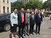 Prof. Joseph Sung, Vice-Chancellor of CUHK, visits Ningbo First Hospital